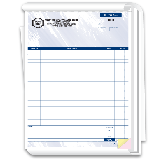 large invoice book dfs