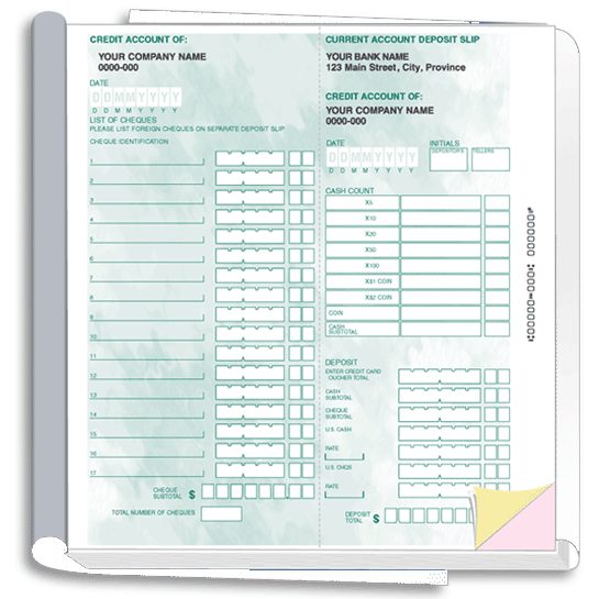 Deposit Slip Book DFS