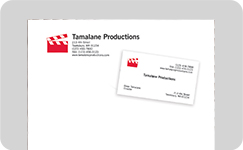 Business card and letterhead Image