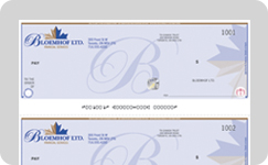 Custom cheques Image
