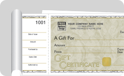 Gift certificates Image